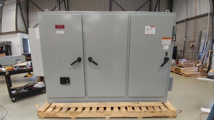 VFD drives built by ASG Power for a food and beverage process control application